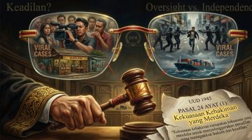 Batas Kewenangan Konstitusional, Fungsi Pengawasan DPR dan Kemandirian Kekuasaan Kehakiman